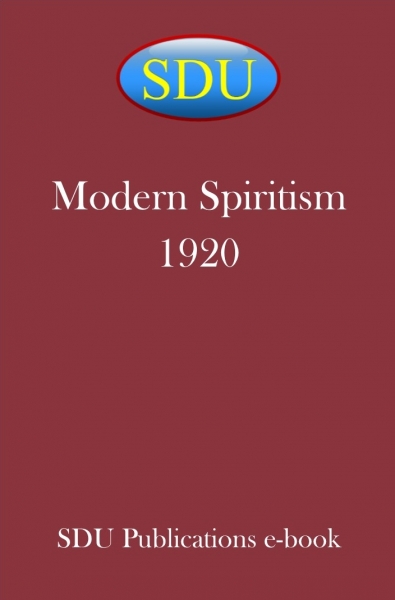 Modern Spiritism 1920