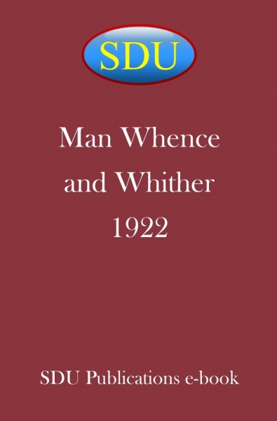Man Whence and Whither 1922